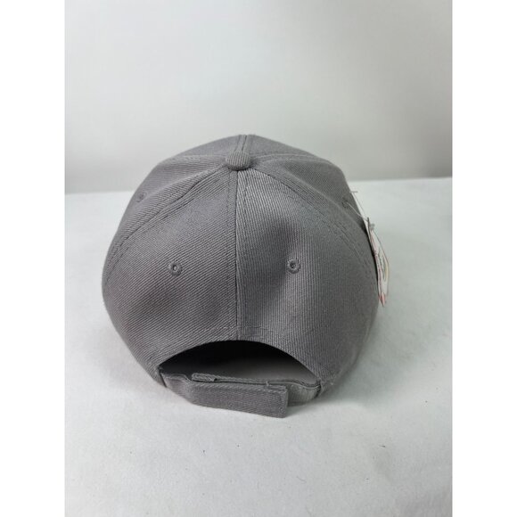 Peterbilt Gray Baseball Cap Adjustable Strapback Hat 80% Acrylic 20% Cotton Mens - Picture 2 of 4